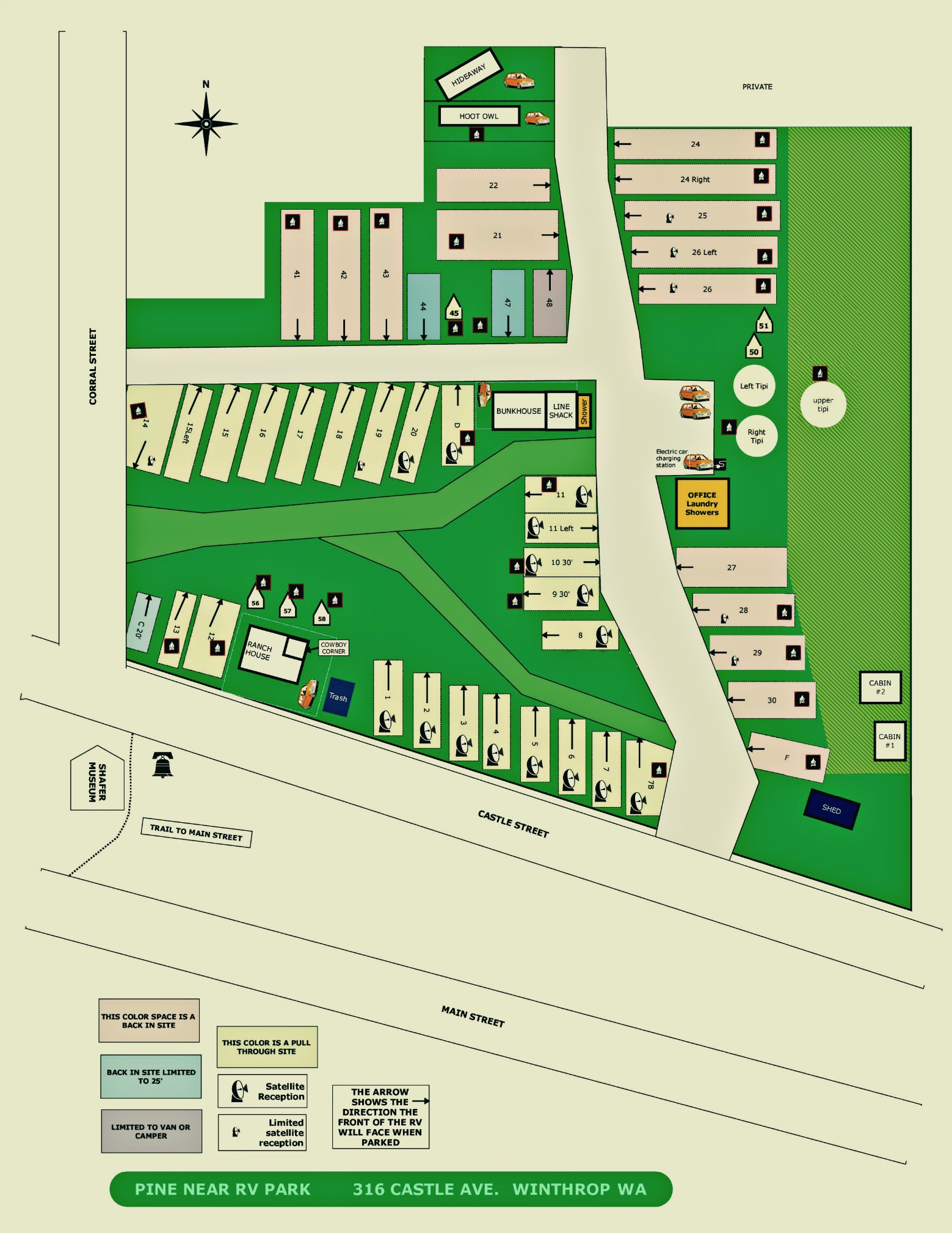 Pine Near Park Map